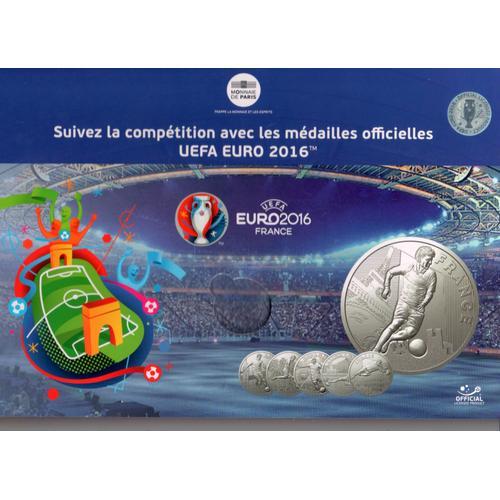 Album Médailles Officielles Uefa Euro 2016 France