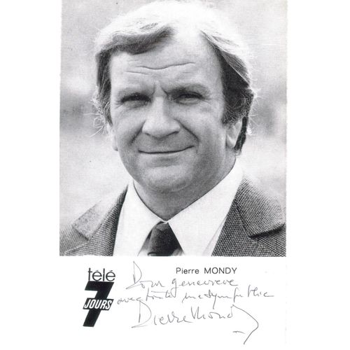 Carte Postale Dedicacepierre Mondy