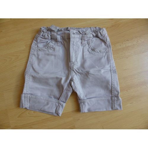 Short Lisa Rose . Coton 6 Ans Gris Clair