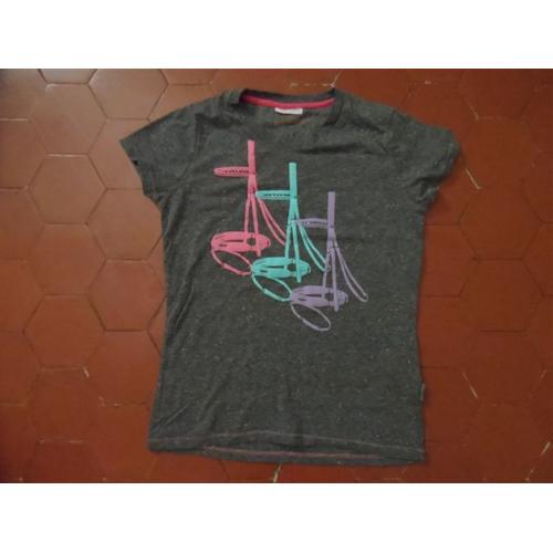 T-Shirt Gris Chiné Horseware