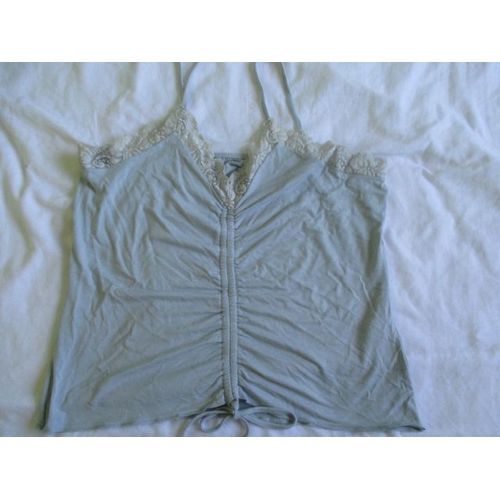 Débardeur Gris "Dentelle " Taille 46-48