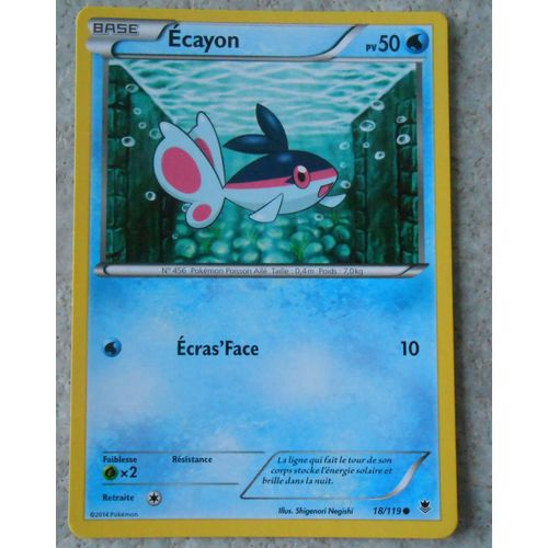 Pokémon - 18/119 - Ecayon - Xy - Vigueur Spectrale - Commune