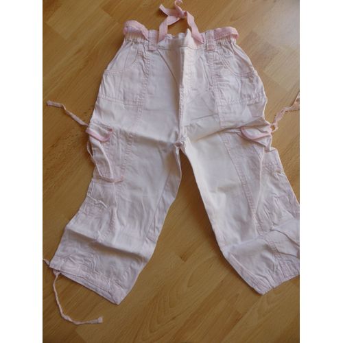 Pantalon Week End À La Mer . Coton 4 Ans Rose Pastel