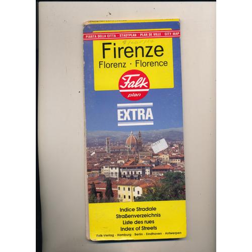 Firenze - Florence  Extra - Plan De Ville - Carte Pliée