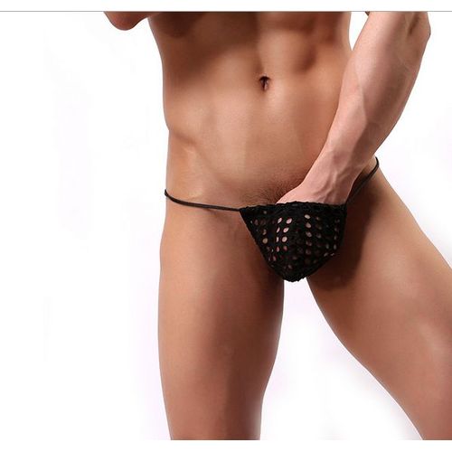 String Cache Sexe Slip Trous Homme Fesses Nues Underwear Thong Man Men