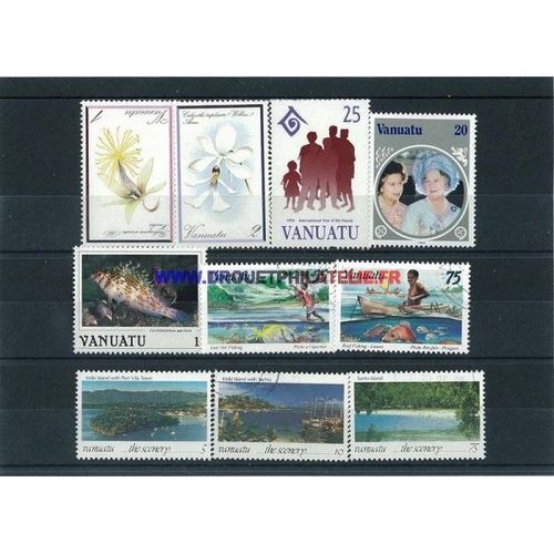 Vanuatu 25 Timbres Differents