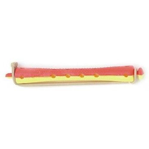 Bigoudis Permanente Jaune/Rouge Longs 8.5 Mm 