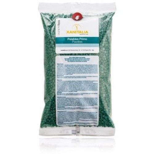 Cire Pelable Vert Chlorophylle Pastilles Xanitalia 1000 Grs 