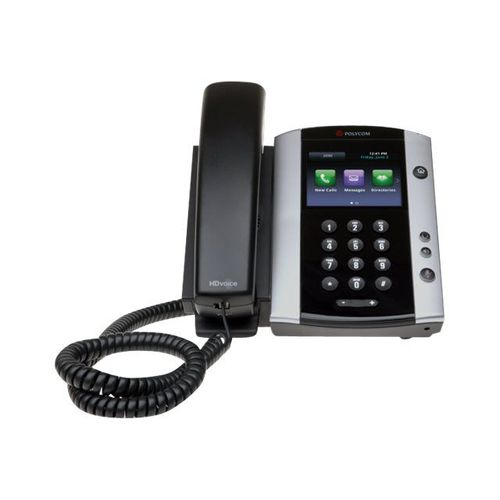 Poly VVX 500 - Téléphone VoIP - (conférence) à trois capacité d'appel - SIP, RTCP, RTP, SRTP - 12 lignes