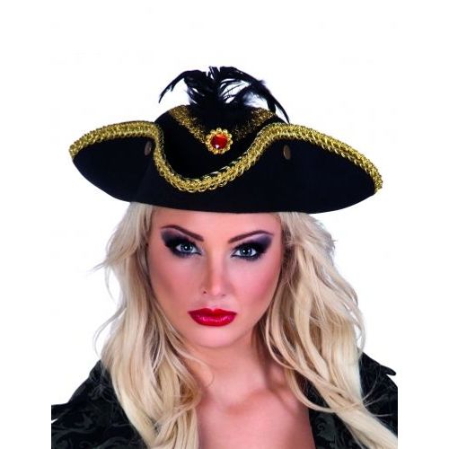 Chapeau Tricorne Pirate Femme,
