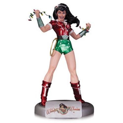 Dc Comics Bombshells Statuette Holiday Wonder Woman 27 Cm