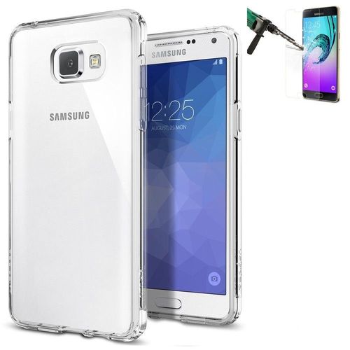 Pack Samsung Galaxy A3 2016 Coque Gel Silicone (Tpu) + 1 Film De Verre Trempé 