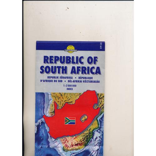 République D'afrique Du Sud - Carte N°0958 Au 1 : 2 000 000 - Carte Pliée.