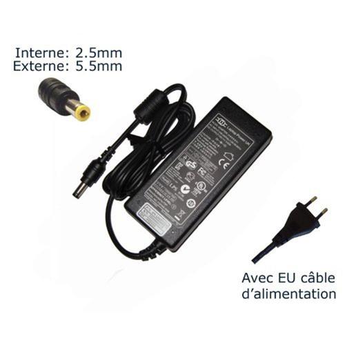 AC Adaptateur secteur pour Fujitsu-Siemens LifeBook C2330 E2010 E4010 E7010 E7110 chargeur ordinateur portable, adaptateur