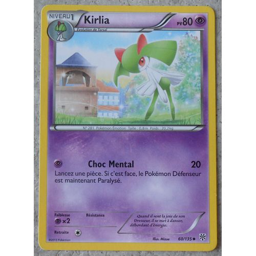 Carte Pokemon Kirlia 60/135 - Tempête Plasma