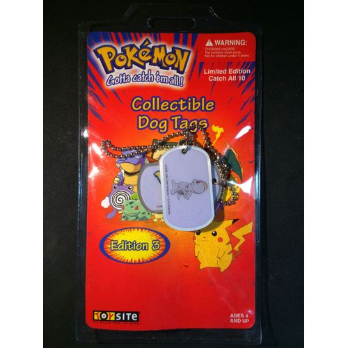 Pokemon Collectible Dog Tags - Machoc - Edition 3 - Scellé