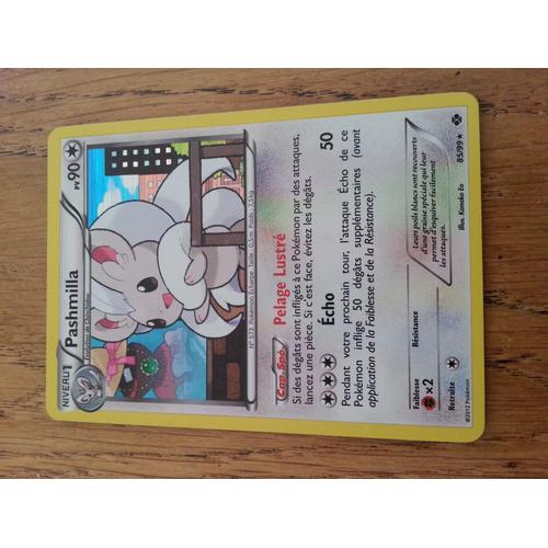 Pokémon - 85/99 - Pashmilla - Noir & Blanc - Destinées Futures - Holo Rare