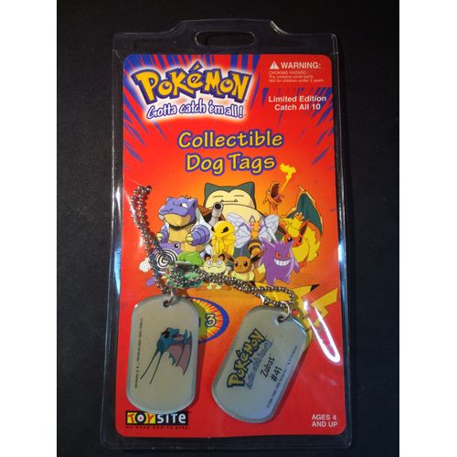Pokemon Collectible Dog Tags - Nosferapti - Edition 3 - Scellé