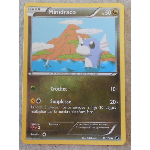 Minidraco 49/108 Carte Pokemon Xy Ciel Rugissant Francaise 