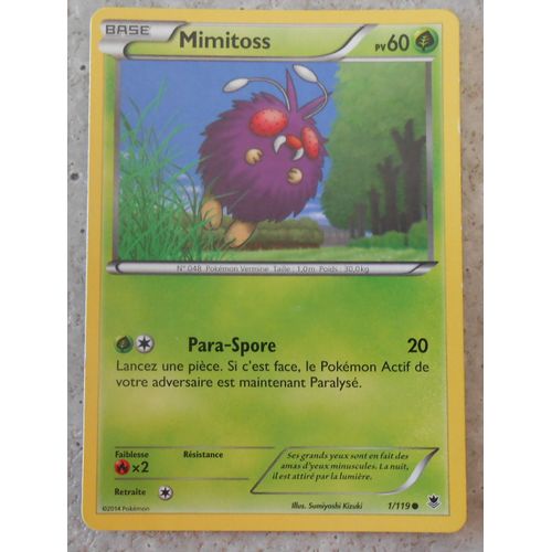 Pokémon - 1/119 - Mimitoss - Xy - Vigueur Spectrale - Commune