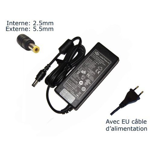 AC Adaptateur secteur pour TOSHIBA PORTéGé R700-1DD 19V 3.42A 65W chargeur ordinateur portable, adaptateur