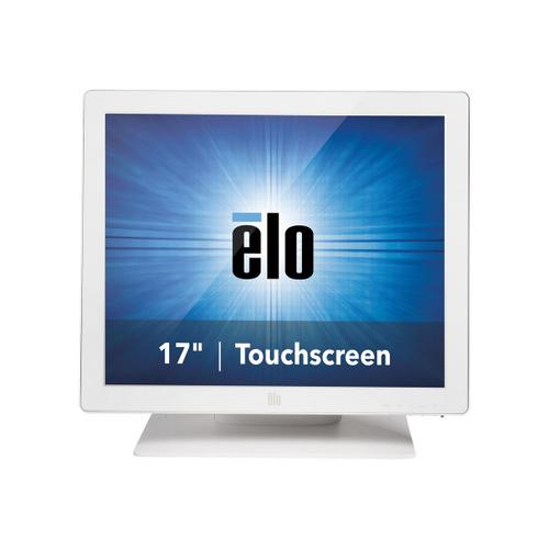 Elo 1723L - Écran LED - 17" - écran tactile - 1280 x 1024 @ 75 Hz - 250 cd/m² - 800:1 - 30 ms - DVI, VGA - haut-parleurs - blanc