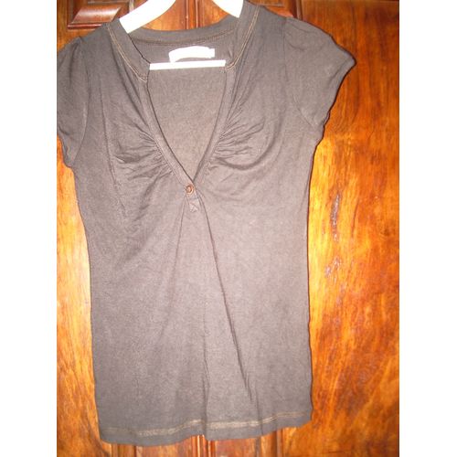 T-Shirt Cache-Cache Coton Taille M Marron