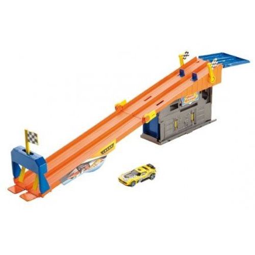 Hot Wheels City - Garage Super Course (1 Véhicule Inclus)