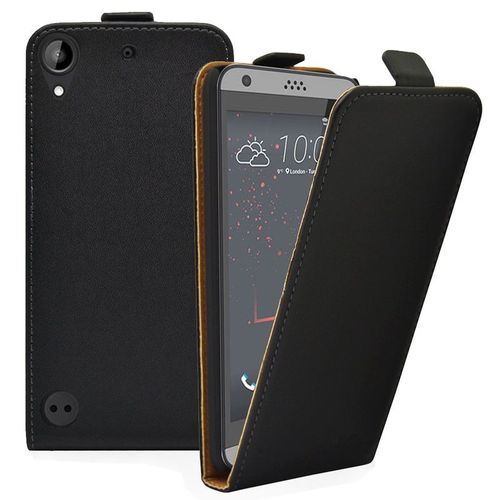 Etui Rabattable Verticale Pour Htc Desire 530/ Desire 630 En Cuir Pu - Noir