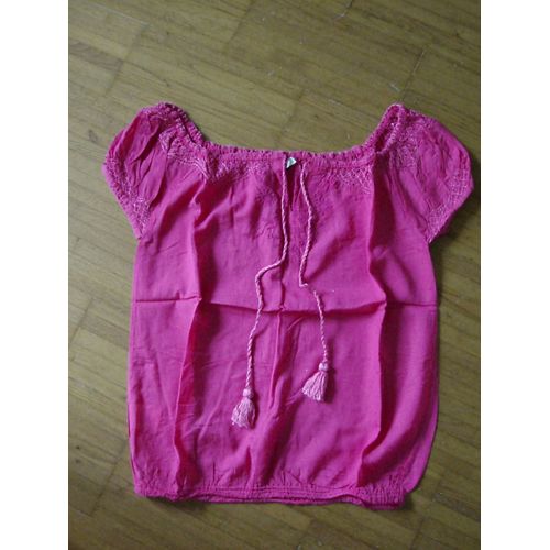 Blouse Promod Viscose 38 Fuchsia