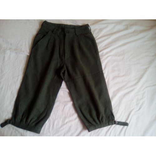 Pantacourt Taille 34 Vert