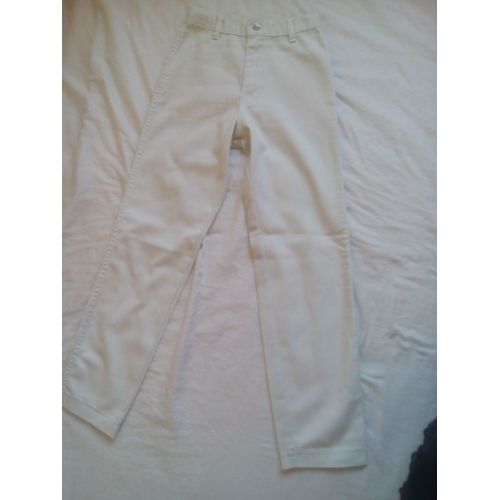 Pantalon / Jean Blanc 12 Ans