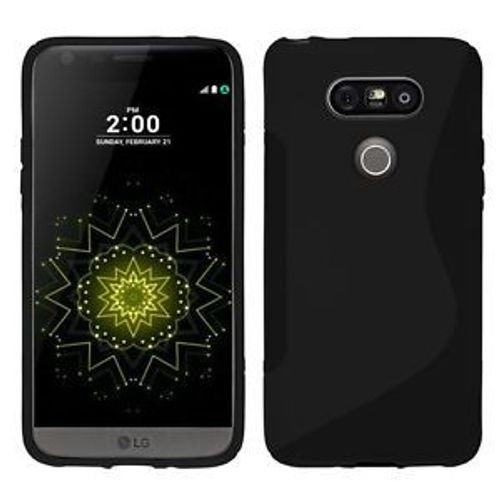 Coque Gel Silicone S-Line Pour Lg G5 H850 / Dual Sim - Noir