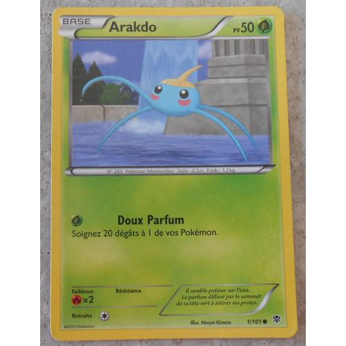 Carte Pokemon Explosion Plasma Arakdo 1/101 Fr