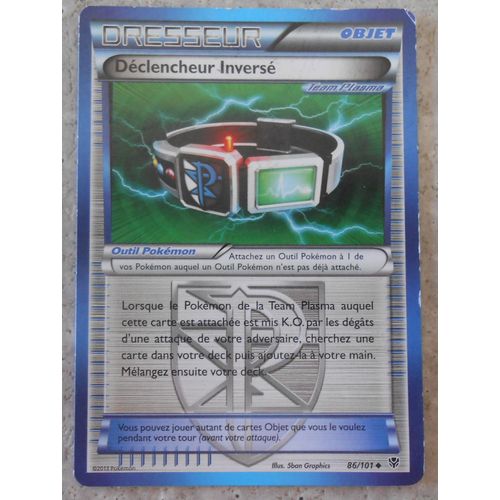 Pokémon - 86/101 - Déclencheur Inversé - Noir & Blanc - Explosion Plasma - Peu Commune