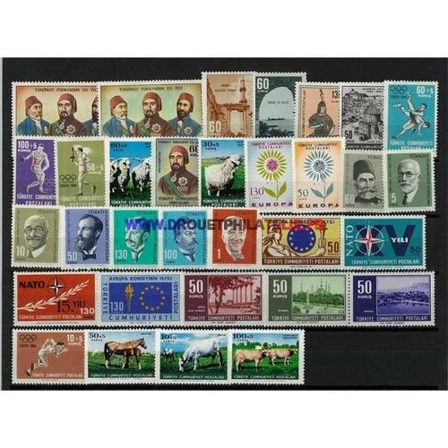 Turquie 1964 Annee Complete Timbres Neufs **