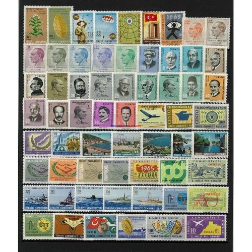 Turquie 1965 Annee Complete Timbres Neufs **