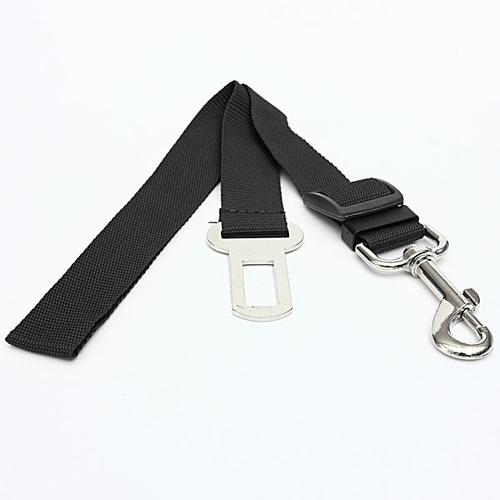 Réglable Ceinture Sangle Harnais De Sécurité Pr Chien Chat Animaux Voiture Neuf Noir