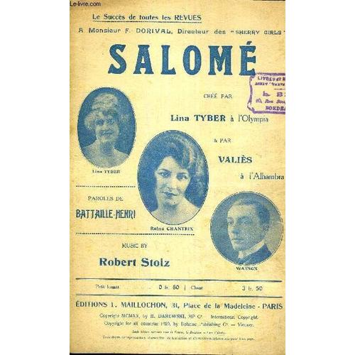 Salome - Fox Trot - A Monsieur F. Dorival