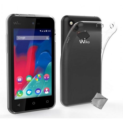 Housse Etui Coque Gel Fine Pour Wiko Sunset 2 + Verre Trempe - Transparent Tpu
