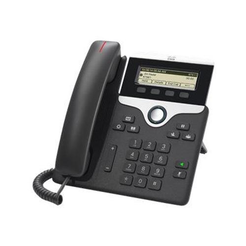 Cisco IP Phone 7811 - Téléphone VoIP - SIP, SRTP - Charbon