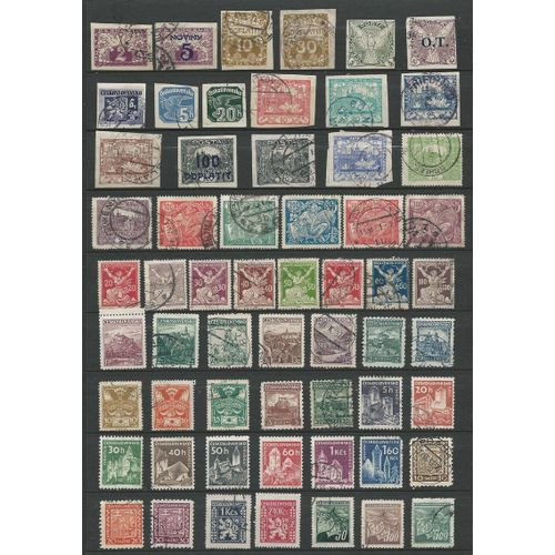 Tchecoslovaquie - Lots Timbres Divers.