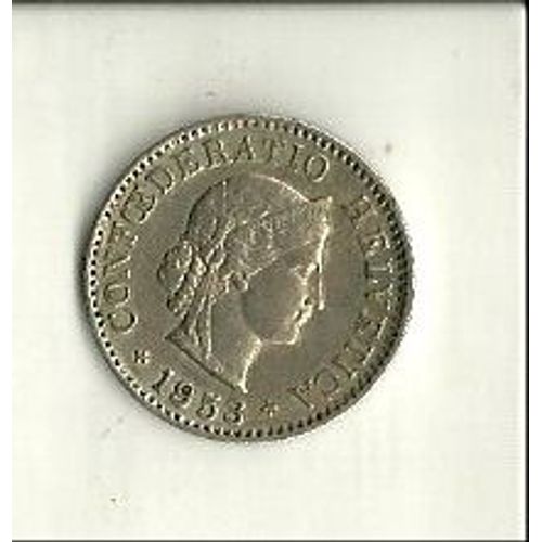 5 Centimes Tête De Libertas 1953 Suisse