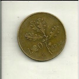 20 Lires 1958 Italie