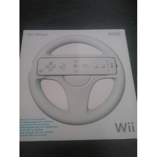 Lot accessoire Nintendo 1 Volant Wii Wheel + 1 Manette Wii plus + 1 Manette  Nunchuk