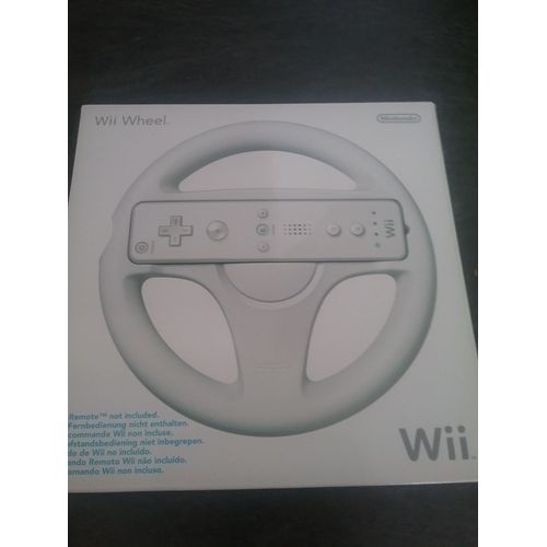 Lot Accessoire Nintendo 1 Volant Wii Wheel + 1 Manette Wii Plus + 1 Manette Nunchuk