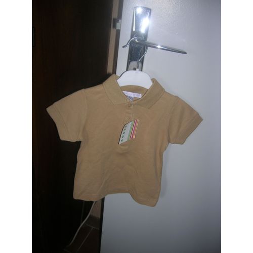 Polo Vertbaudet Coton 6 Mois Beige