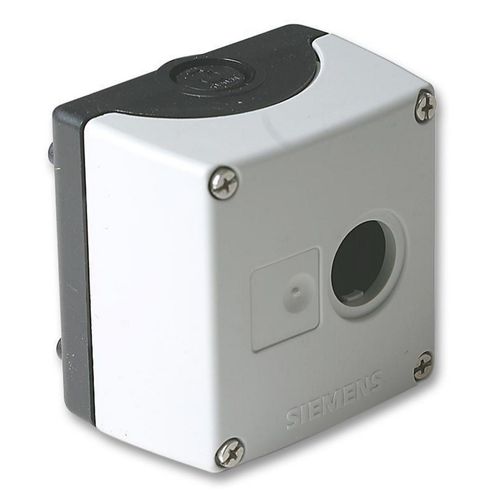 Siemens 3SB38010AA3 - Boîtier vide 1 commande - 22mm - plastique