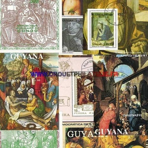 Durer 10 Blocs Feuillets Différents Oblitérés