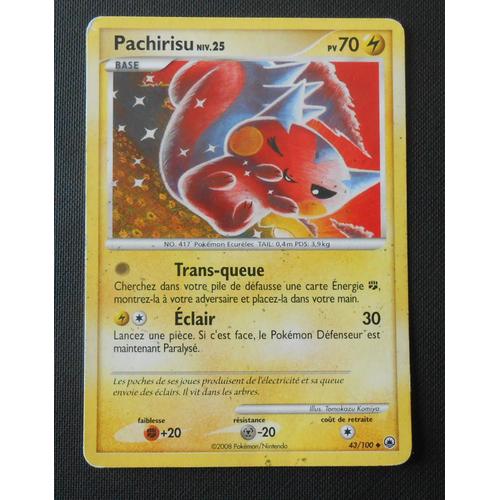 Pachirisu Niv 25 70pv 43/100 Diamant Et Perle Aube Majestueuse